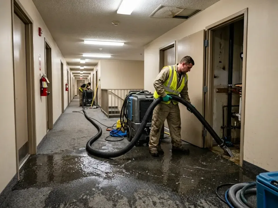 multi-unit-apartment-hallway-f-005 — frequently asked questions, Emergency Burst Pipe Water Extraction & Removal in Richton…